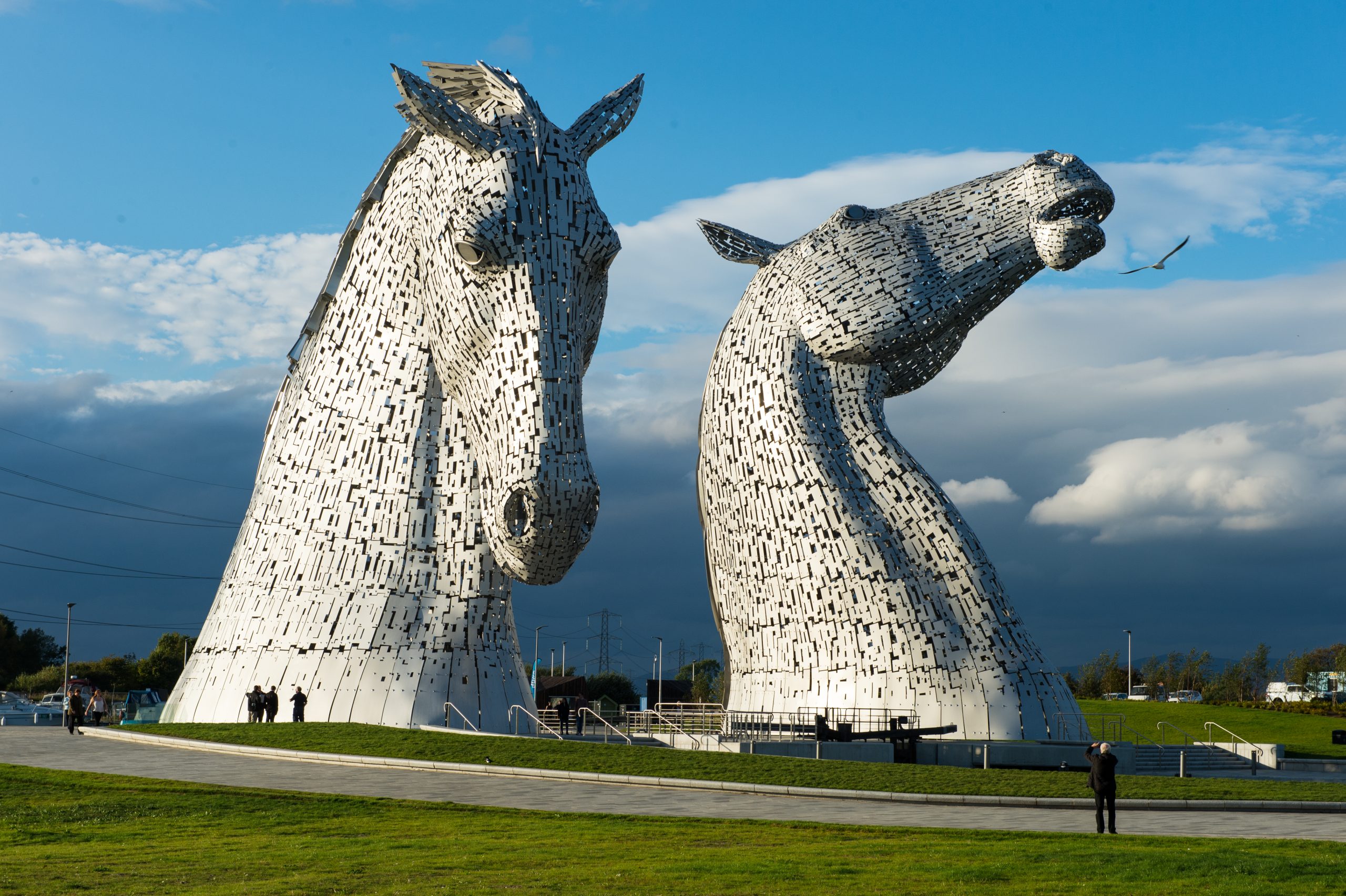 The Kelpies sculpture at Falkirk